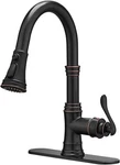 Kitchen Faucet, Oil Rubbed Bronze Finish, 360 Degree. Fixed Price $122.05.
