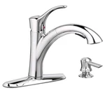 American Standard 9015.101.002 Mesa Pull-out Kitchen Faucet With Soap Dispenser. Fixed Price $74.95.