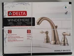 Delta Windemere 2 Handle Widespread Bathroom Faucet Brush-nickel 35996LF-BN-ECO. Fixed Price $71.99.