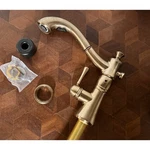 Delta 4197-CZ-DST Cassidy Pull-out Kitchen Faucet Champagne Bronze. Fixed Price $942.00.