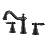 Vinnova 113123-BAF-MB Corella Widespread Matte Black Bathroom Basin Sink Faucet. Fixed Price $44.94.
