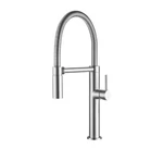 Franke Pescara Stainless Steel Single Handle Pull-down Kitchen Faucet FFPD4350. Fixed Price $300.00.