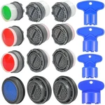 Boetoadg 12PCS Faucet Aerator 4SIZES Key Removal Wrench Silver. Fixed Price $13.01.