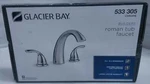 Glacier Bay Builders 2-HANDLE Deck-mount Roman Tub Faucet In Polished Chrome. Fixed Price $79.99.