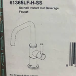 Brizo 61365LF-H-SS Odin 1.0 Gpm Single Hole Instant Hot Faucet Water Dispenser,. Fixed Price $266.00.