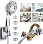 Sink Hose Shower Sprayer Attachment 5 Adapters For Kitchen, Bathroom & More New. Fixed Price $8.95.