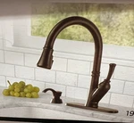 Delta Savile Venetian Bronze Single Handle Deck-mount Pull-down Kitchen Faucet. Fixed Price $199.99.