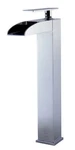 Alfi Brand Polished Chrome Single Hole Tall Waterfall Bathroom Faucet AB1597-PC. Fixed Price $219.95.