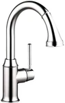 Hansgrohe 04215000 Talis 1-HANDLE Pull-down Sprayer Kitchen Faucet In Chrome. Fixed Price $320.00.