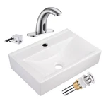 Aquaterior 5" Touchless Bathroom Faucet With Rectangle Vessel Sink Auto Sensor. Fixed Price $174.90.