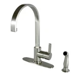 Kingston Brass LS871.CTLSP Continental 1.8 Gpm Standard Kitchen - Nickel. Fixed Price $354.22.