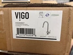 Vigo Gramercy 1.8 Gpm Single Hole Pull-down Kitchen Faucet MODEL:VG02008ST. Fixed Price $148.00.