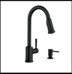 Moen Indi Single-handle Pull-down Sprayer Kitchen Faucet. Fixed Price $127.99.