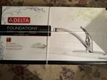 Delta Foundations 1-HANDLE Kitchen Faucet Chrome. Fixed Price $41.50.
