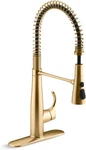 22033-2MB Simplace Semi-professional Kitchen Faucet Vibrant Brushed Modern Brass. Fixed Price $424.99.