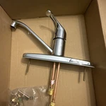 New Cfg CA47511 Flagstone 1-HANDLE Kitchen Faucet Polished Chrome B33 (by Moen). Fixed Price $38.00.
