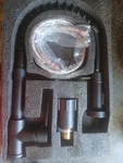 Owofan Black Single Handle Kitchen Faucet With Pull Down Sprayer X002588DJB. Fixed Price $40.00.