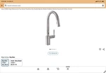 Moen 7565EC Align Touchless Pull-down High Arc Lever Kitchen Faucet Chrome. Fixed Price $450.00.