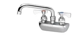 Krowne 14-406L Royal 6" Swing Spout Faucet Wall Mount 4" Center Low Lead. Fixed Price $140.80.