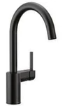 Moen 7365BL Kitchen Faucet In Matte Black. Fixed Price $259.00.