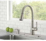 Delta Auburn Single Handle Pull-down Kitchen Faucet Spotshield Stainless New. Fixed Price $157.00.