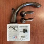 New Moen T933ORB Brantford Oil Rubbed Bronze 2-HANDLE Roman Tub Faucet B301. Fixed Price $89.96.