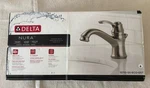 Delta Nura Stainless Steel Single Handle Center Set Facuet 15710-SS-ECO-DST. Fixed Price $59.99.