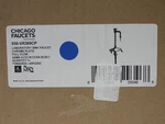 Chicago Faucets Single Hole Deck Mounted Laboratory Sink Chrome, Full Flo. Fixed Price $229.00.
