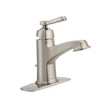 Moen WS84805SRN One-handle High Arc Bathroom Faucet, Spot Resist Brushed Nickel. Fixed Price $154.00.