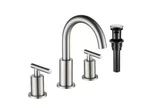 Androme 8 In. Widespread Double Handle High-arc Bathroom Faucet With Pop-up. Fixed Price $55.00.