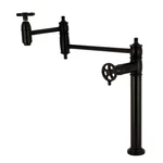 Kingston Brass KS370.CG Fuller Gpm 1 Hole Pot Filler - Black. Fixed Price $659.72.