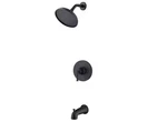 Glacier Bay Oswell Single Handle Tub Shower Faucet 1.8 Gpm Matte Black Valve Inc. Fixed Price $63.92.
