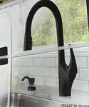 Delta Anderson Matte Black Single Handle Deck-mount Pull-down Kitchen Faucet. Fixed Price $191.99.