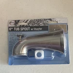 Danco 6" Tub Spout Diverter Brushed Nickel Easy Install Model 10316. Fixed Price $14.88.