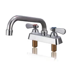 Phivan Commercial Sink Faucet 4" Center 8" Swivel Spout, Polished Chrome. Fixed Price $92.26.