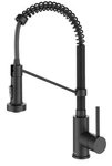 Kraus KSF-1610 Bolden 1.8 Gpm Hole Pre-rinse Pull Down Kitchen, Matte Black. Fixed Price $315.00.