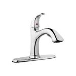 Homepointe Single Loop Handle Kitchen Faucet With Pull Out Spray, Chrome Finish. Fixed Price $69.99.