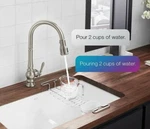 Kohler Artifacts Konnect K-29709-WB-SN Pol Nickel Pull-down Kitchen Faucet. Fixed Price $999.95.