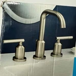 Moen WS84229SRN Gibson 1.2 Gpm Deck Mounted Bathroom Faucet With Drain, Spot Res. Fixed Price $225.00.
