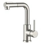 Forious Modern Bar Sink Faucet Brushed Nickel, Stainless Steel Single Handle .... Fixed Price $64.96.