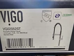 Vigo VG02052 Edison 1.8 Gpm Hole Pre-rinse Pull Down Kitchen Stainless Steel. Fixed Price $129.94.