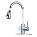 15.3 In. Touchless Sensor 3-FUNCTIONS Stainless Steel Single Handle Pull Down. Fixed Price $102.93.