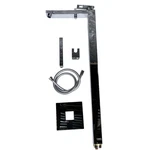 Grohe 23672001 Eurocube Floor Mounted Tub Filler With Hand Shower - Chrome *read. Fixed Price $605.90.