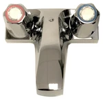 Pfister LG143-5000 Pfirst Series Centerset Bathroom Sink Faucet, Polished Chrome. Fixed Price $37.84.