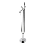 Anzzi Havasu 2-HANDLE Clawfoot Tub Faucet With Shower Brushed Nickel. Fixed Price $119.99.