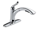 Delta Linden Single 1 Handle Pullout Kitchen Faucet Stainless 4353-SS-DST. Fixed Price $74.95.
