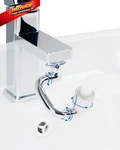 Hibbent 1080 Swivel Faucet Extender, Metal Rotatable Sink Silver Finished. Fixed Price $27.58.