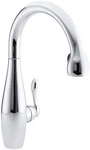 Kohler K-692-CP Clairette Kitchen Sink Faucet, Polished Chrome Pull Down. Fixed Price $550.00.