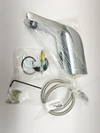 Kohler K-13461-CP Sculpted Single-hole Touchless Dc-powered Bathroom Sink Faucet. Fixed Price $219.01.