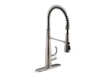 Kohler K-22033-VS Simplice(r) Semiprofessional Sink Kitchen Faucet, Polished Chr. Fixed Price $421.93.